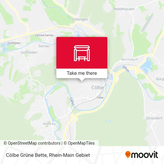 Карта Cölbe Grüne Bette