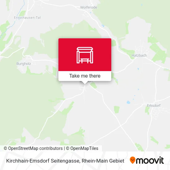 Карта Kirchhain-Emsdorf Seitengasse