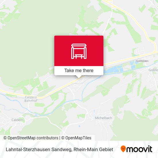Lahntal-Sterzhausen Sandweg map