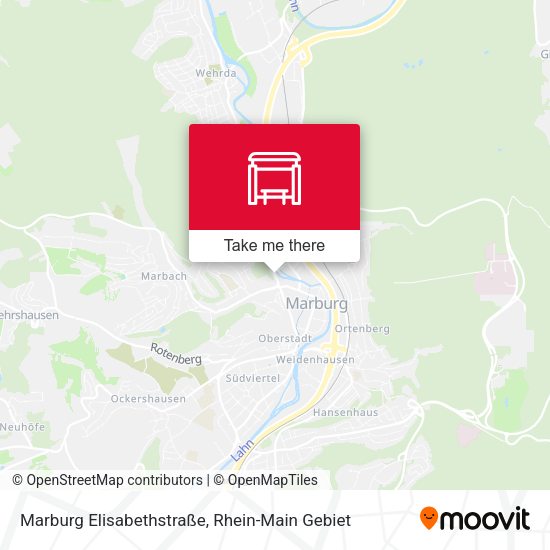 Marburg Elisabethstraße map