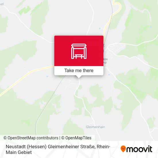Карта Neustadt (Hessen) Gleimenheiner Straße