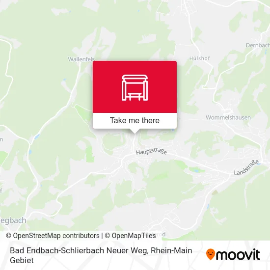 Карта Bad Endbach-Schlierbach Neuer Weg