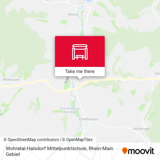 Карта Wohratal-Halsdorf Mittelpunktschule