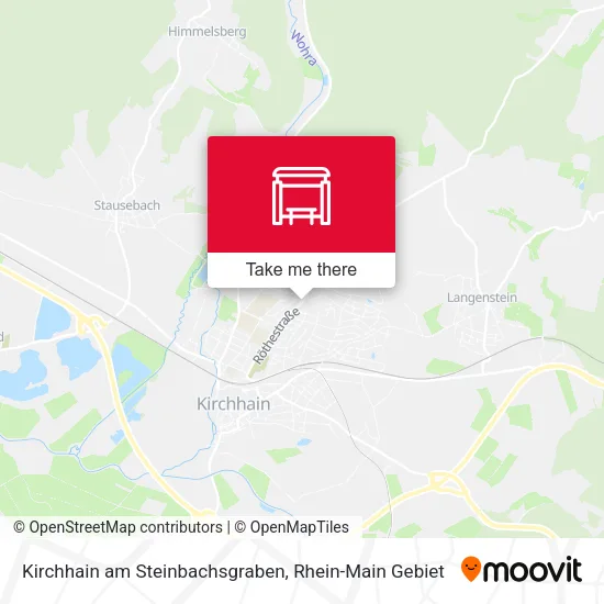 Карта Kirchhain am Steinbachsgraben