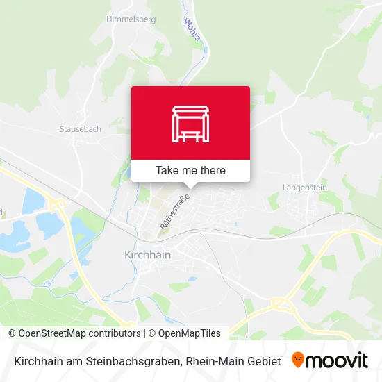 Карта Kirchhain am Steinbachsgraben