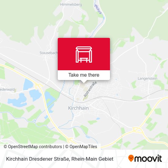 Kirchhain Dresdener Straße map