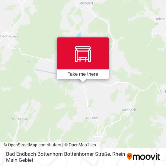 Карта Bad Endbach-Bottenhorn Bottenhorner Straße