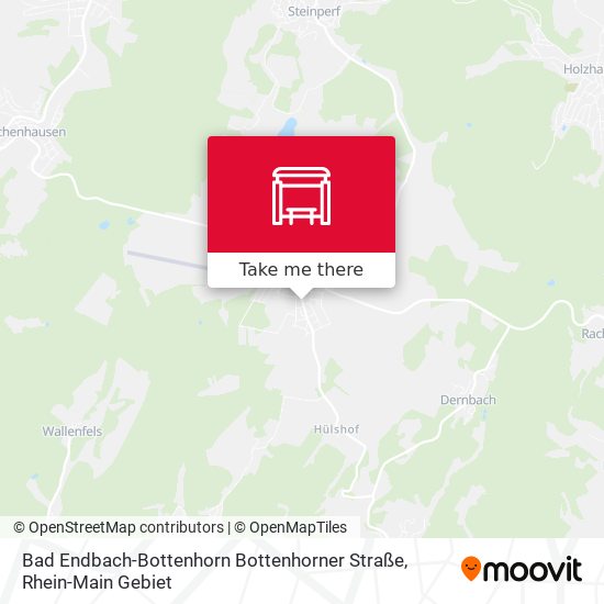 Карта Bad Endbach-Bottenhorn Bottenhorner Straße
