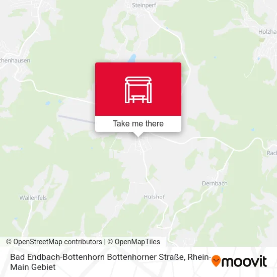 Карта Bad Endbach-Bottenhorn Bottenhorner Straße