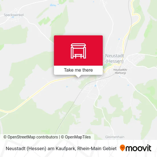 Карта Neustadt (Hessen) am Kaufpark