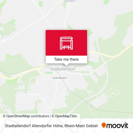 Карта Stadtallendorf Allendorfer Höhe