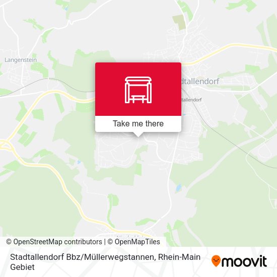 Stadtallendorf Bbz / Müllerwegstannen map