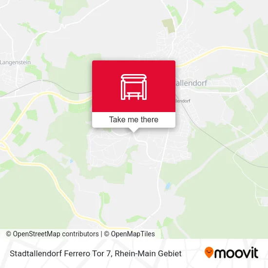 Карта Stadtallendorf Ferrero Tor 7