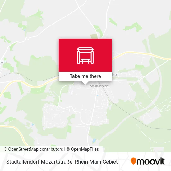 Карта Stadtallendorf Mozartstraße