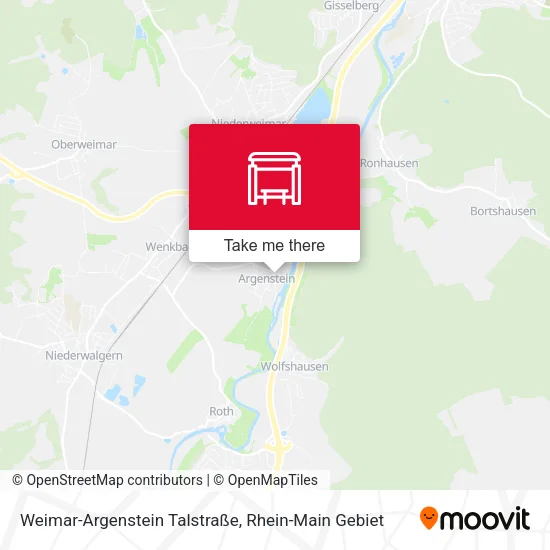 Карта Weimar-Argenstein Talstraße