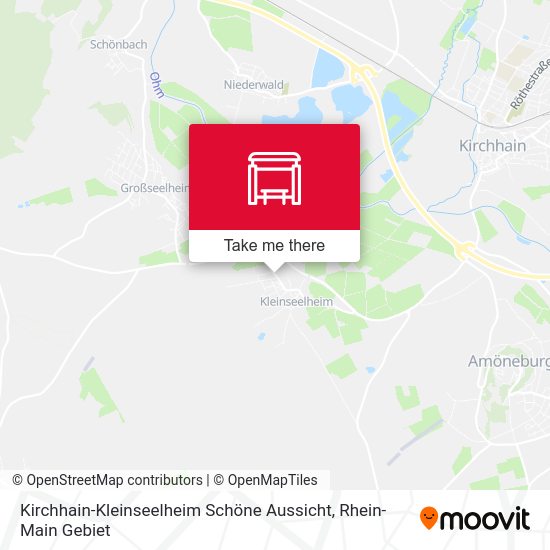 Kirchhain-Kleinseelheim Schöne Aussicht map