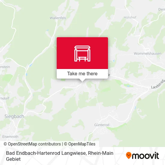 Bad Endbach-Hartenrod Langwiese map