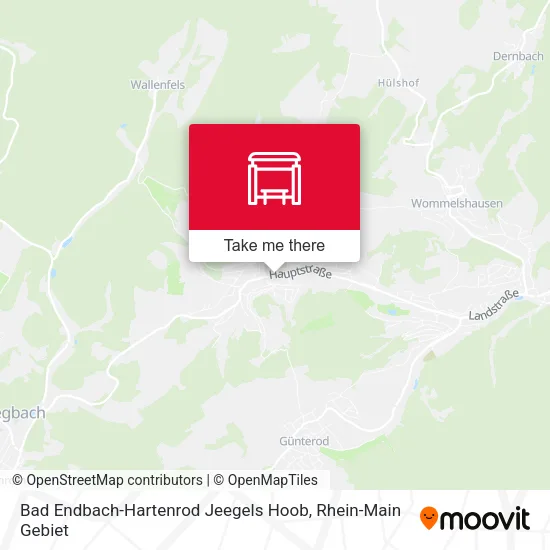 Карта Bad Endbach-Hartenrod Jeegels Hoob