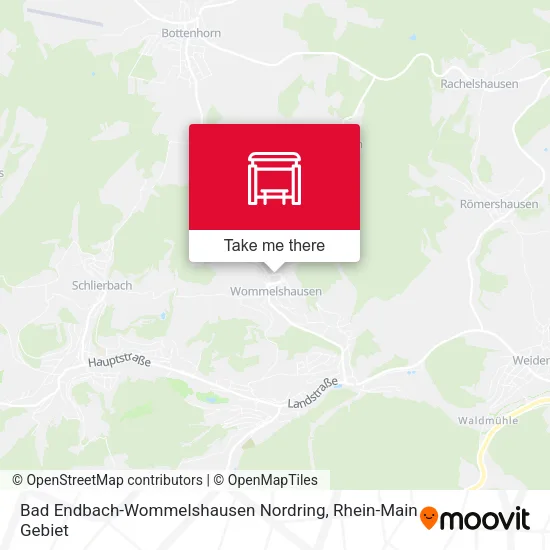 Карта Bad Endbach-Wommelshausen Nordring