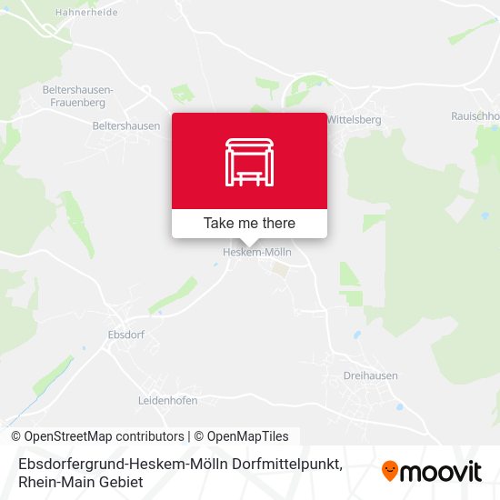 Ebsdorfergrund-Heskem-Mölln Dorfmittelpunkt map