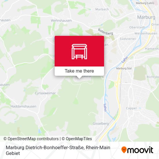 Marburg Dietrich-Bonhoeffer-Straße map
