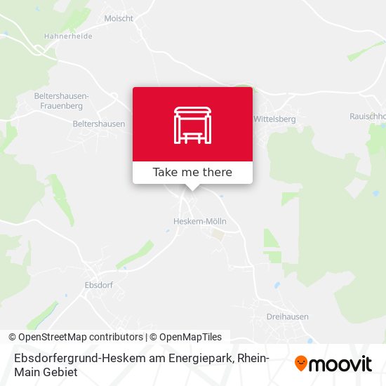 Ebsdorfergrund-Heskem am Energiepark map