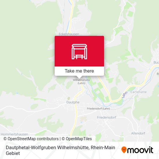 Dautphetal-Wolfgruben Wilhelmshütte map