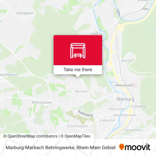 Карта Marburg-Marbach Behringwerke