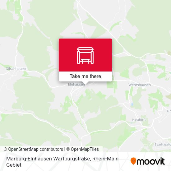 Marburg-Elnhausen Wartburgstraße map