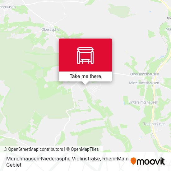 Münchhausen-Niederasphe Violinstraße map