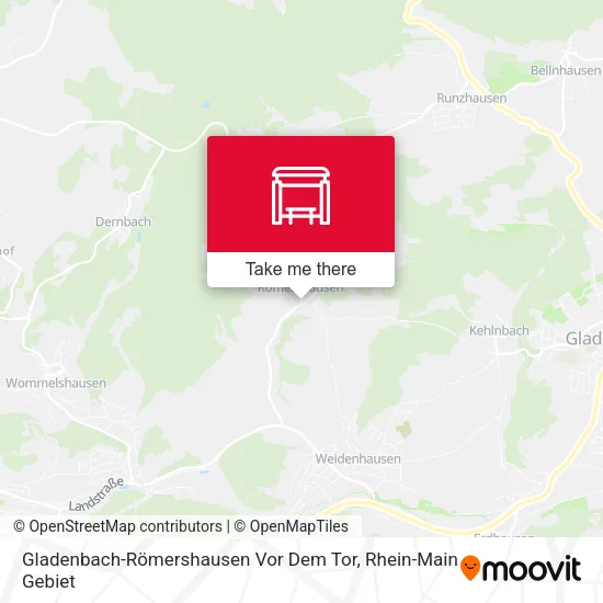 Карта Gladenbach-Römershausen Vor Dem Tor