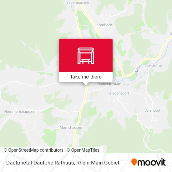 Карта Dautphetal-Dautphe Rathaus