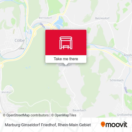 Marburg-Ginseldorf Friedhof map