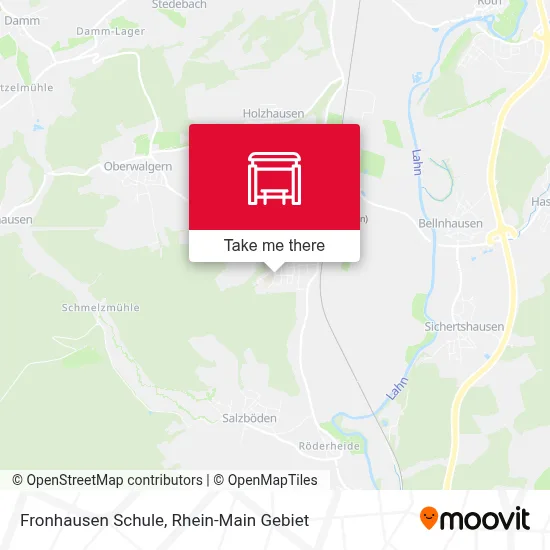 Fronhausen Schule map