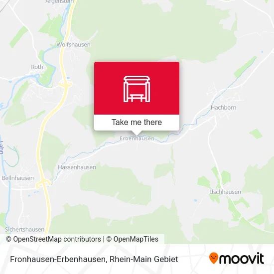 Карта Fronhausen-Erbenhausen
