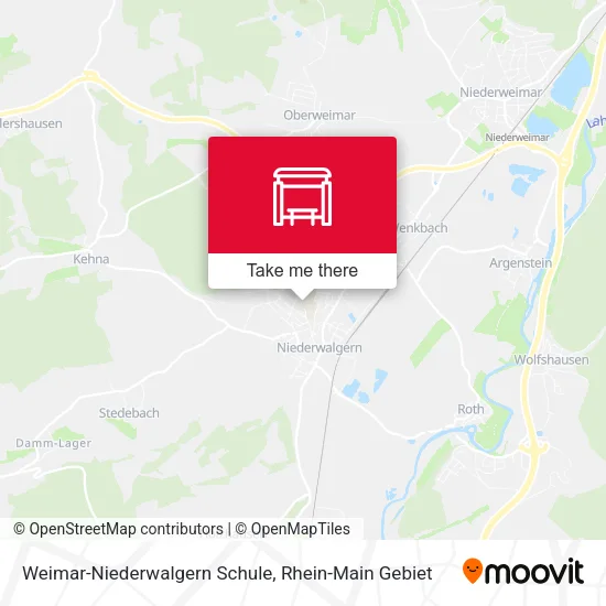 Карта Weimar-Niederwalgern Schule
