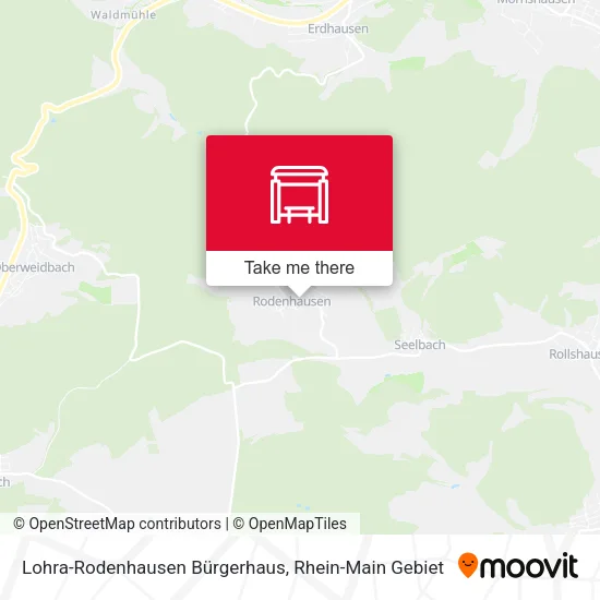 Карта Lohra-Rodenhausen Bürgerhaus