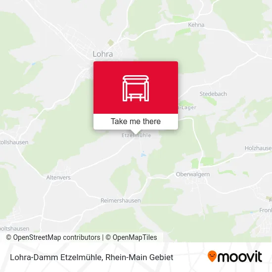 Карта Lohra-Damm Etzelmühle