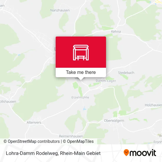 Карта Lohra-Damm Rodelweg