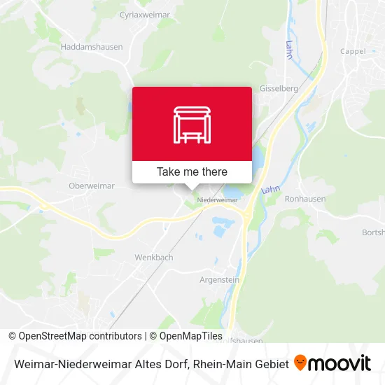 Карта Weimar-Niederweimar Altes Dorf