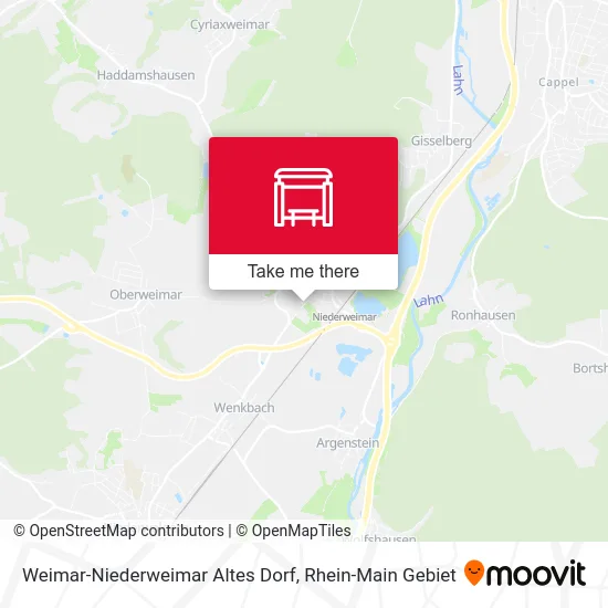 Карта Weimar-Niederweimar Altes Dorf