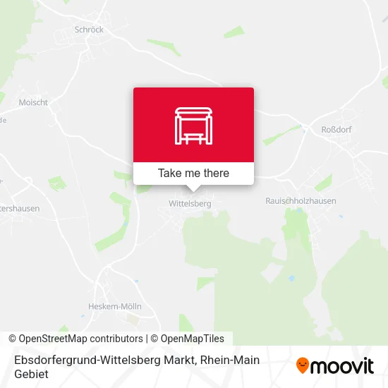 Карта Ebsdorfergrund-Wittelsberg Markt
