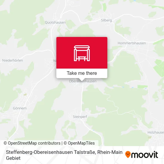 Карта Steffenberg-Obereisenhausen Talstraße
