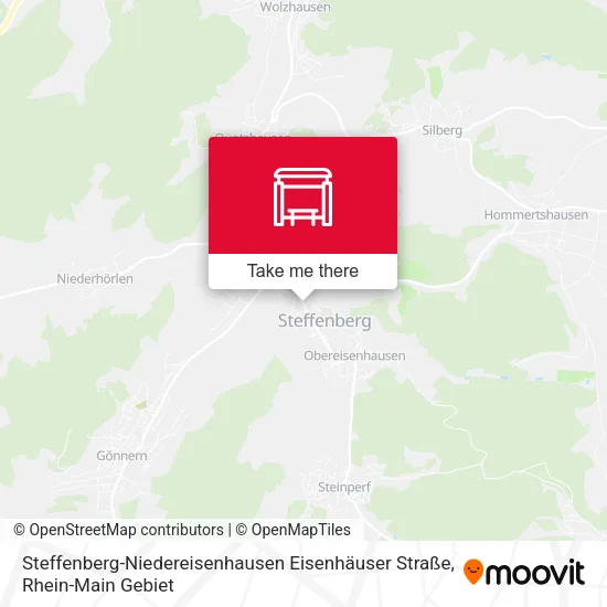 Карта Steffenberg-Niedereisenhausen Eisenhäuser Straße
