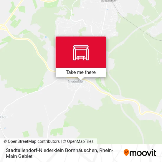 Карта Stadtallendorf-Niederklein Bornhäuschen