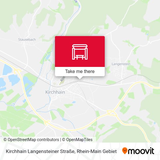 Карта Kirchhain Langensteiner Straße