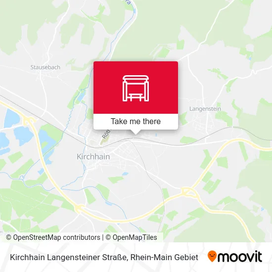Карта Kirchhain Langensteiner Straße