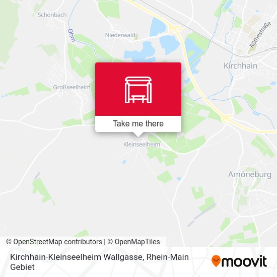 Kirchhain-Kleinseelheim Wallgasse map