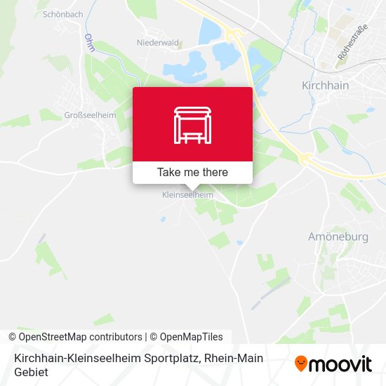 Kirchhain-Kleinseelheim Sportplatz map
