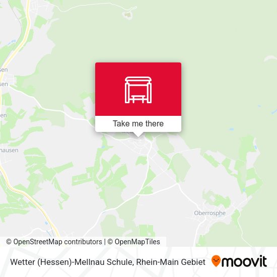 Wetter (Hessen)-Mellnau Schule map